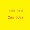 gold 2mm 60cm