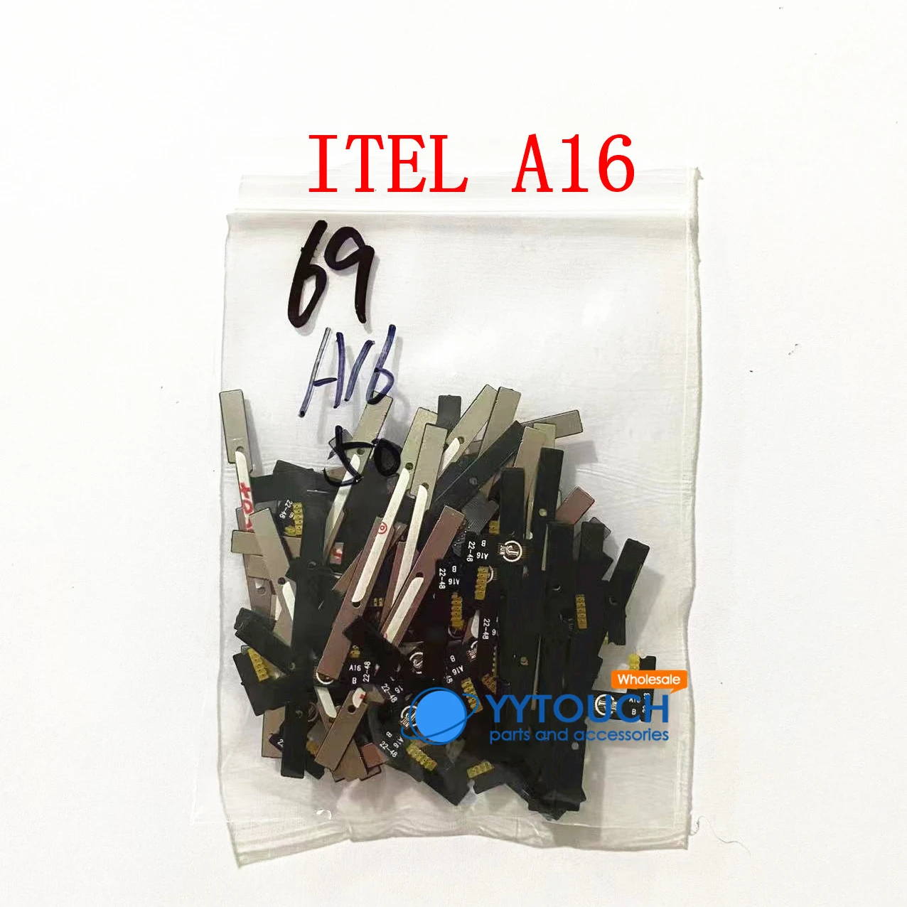 For Itel A16 Power Button Cable and  Volume Flex Cable for Itel A16  Power on off Switch Flex