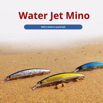 New Carp Artificial Hard Bait Hooks ABS Material Long-Distance Casting Sinking Minnow 130Mm/23G Bottom for Zander Pike – Minnow – view 3