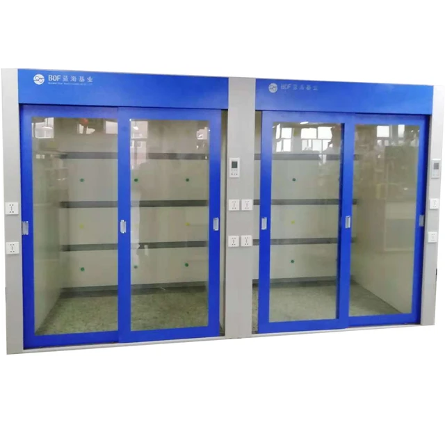 customizable cheap laboratory ductless fume hood galvanized steel pp material high quality factory direct sell nice looking