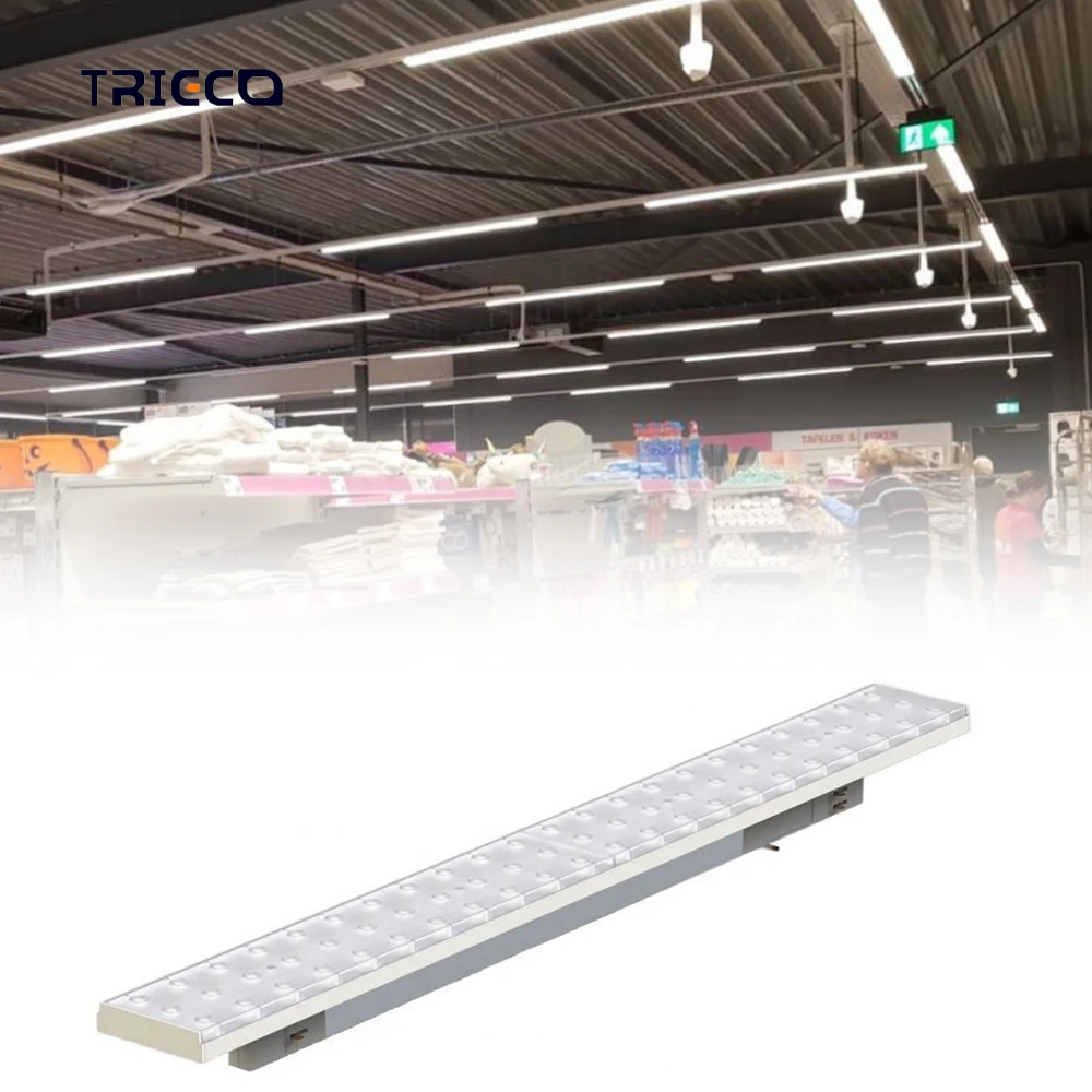 Профессиональное комнатное белое освещение, потолочный линейный светодиодный регулируемый точечный Трековый светильник