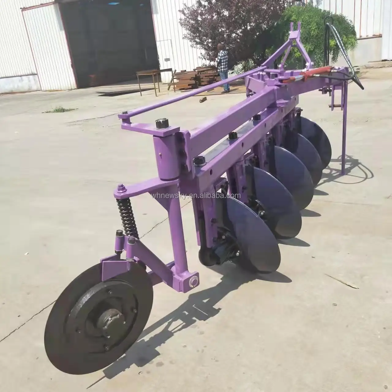 Double Way Mini Disc Plough Hydraulic Reversible Gearbox Farm Equipment ...