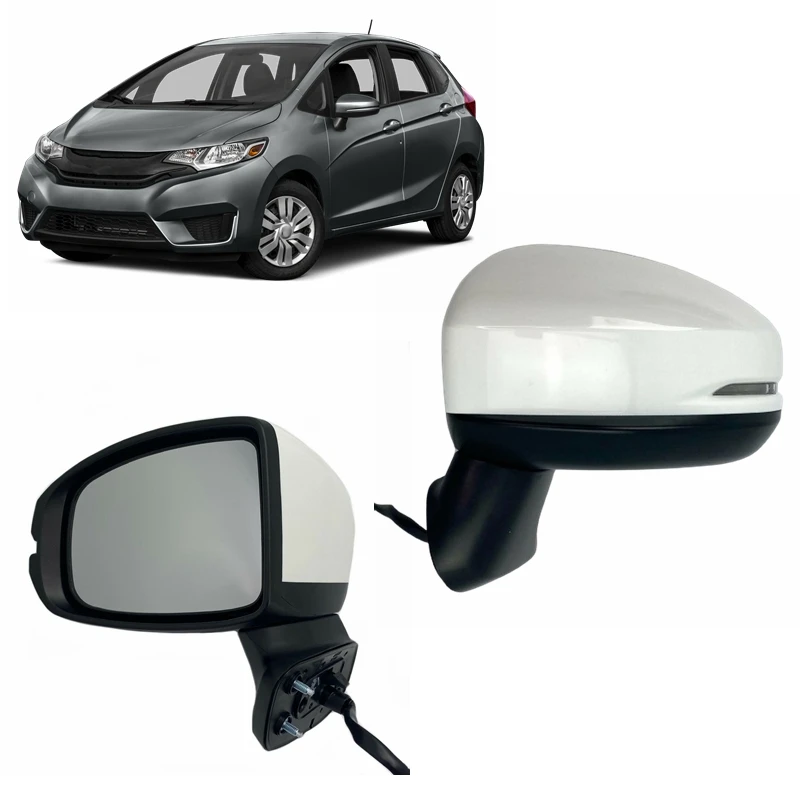 OEM auto spare parts 3 wires 5 lines power turn signal rearview side door mirror for Honda Fit Jazz 2015-2019 2016 2017 2018 GK5