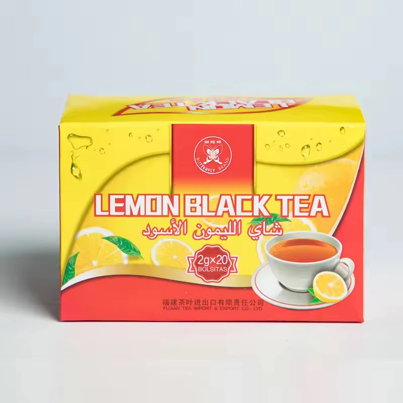 FC58 40g Boxed Lemon Black Tea Teabag BT912