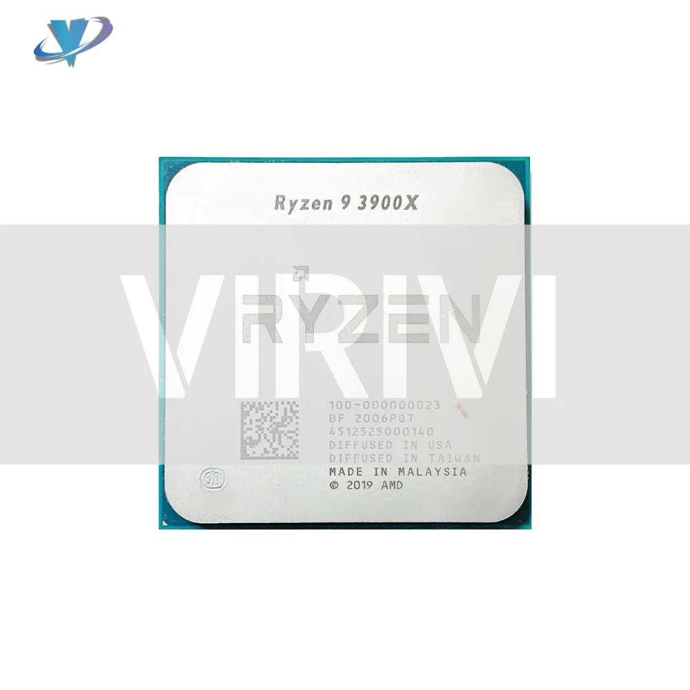 AMD R9-3900X CPU 12 Cores, 24 Threads, Base Frequency