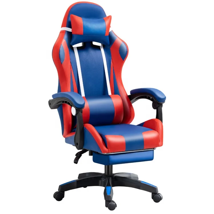 Big and Tall Gaming Chaise De Jeu E-Sport  With Foot Bench Confortable Rest Recliner Cha