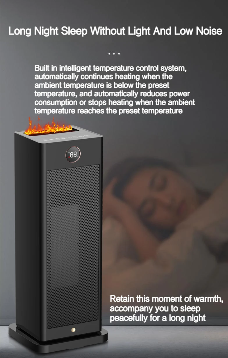 Mini Flame Heater, 200mL, Electric, Plastic - detail 22
