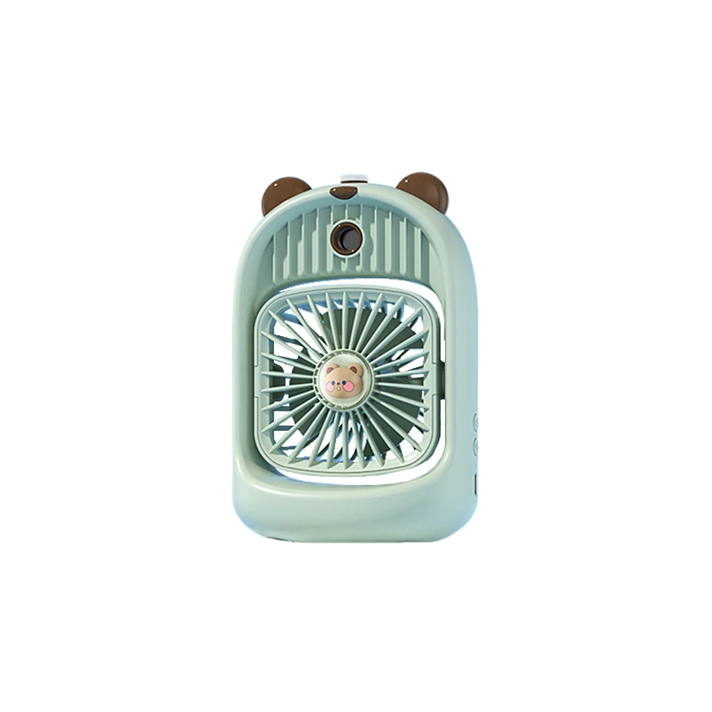 Mini Portable Air Cooler Humidifier With Fourth Gear Wind Portable Misting Fan for Summer for Outdoor Use Battery Power Source
