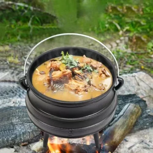 potjie african 3 legs soup pot