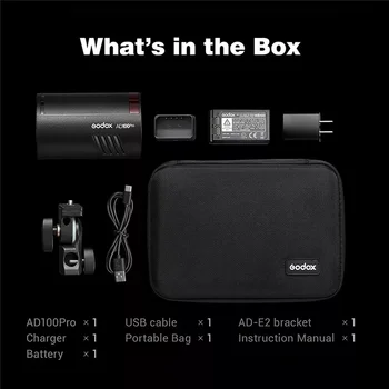 Godox AD100pro 100Ws Outdoor Flash Speedlight 2.4G Wireless X AD100 PRO Pocket Flash for Fujifilm product image