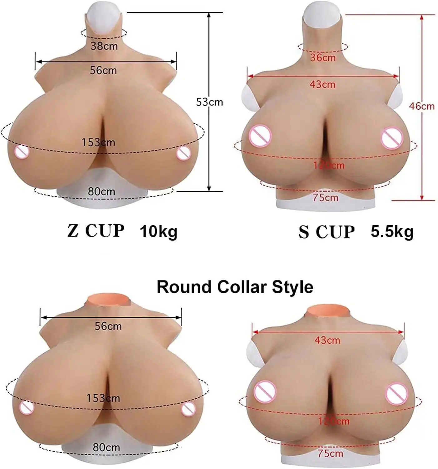 Realistic Silicone Breast Forms Artificial Fake Boobs Huge Z Cup  Breastplate| Alibaba.com