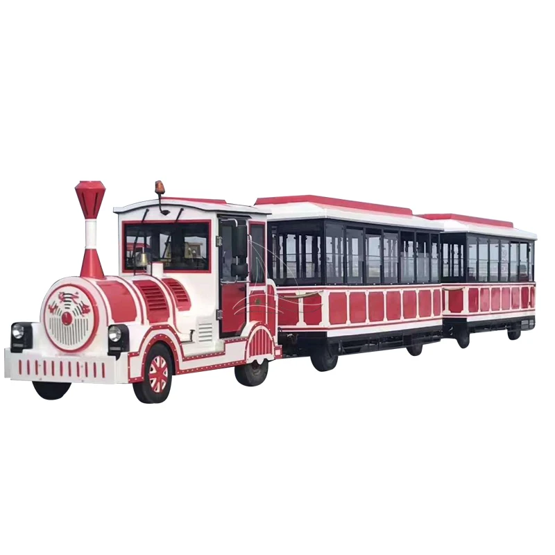 High Quality Factory Price Large Trackless Train Ride Attraction Park Equipment Trackless Train on Sale