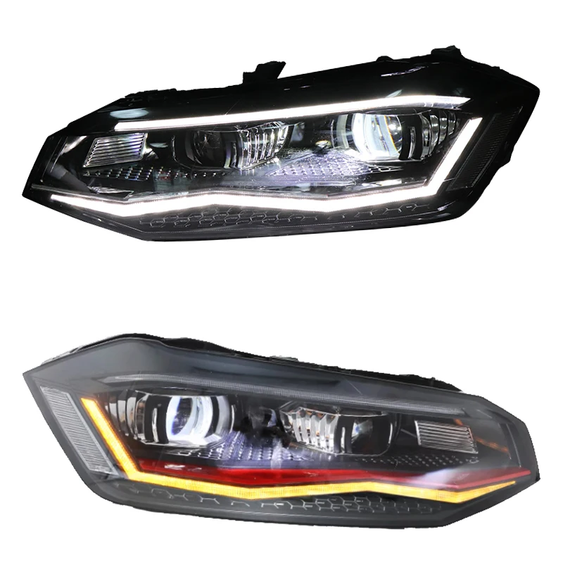 For Volkswagen POLO LED Headlight 2019 2020 2021 Head Lamp Upgrade VW  Polo TSI GTI Version MK6 Car Front Head Light Lamp - Main Image