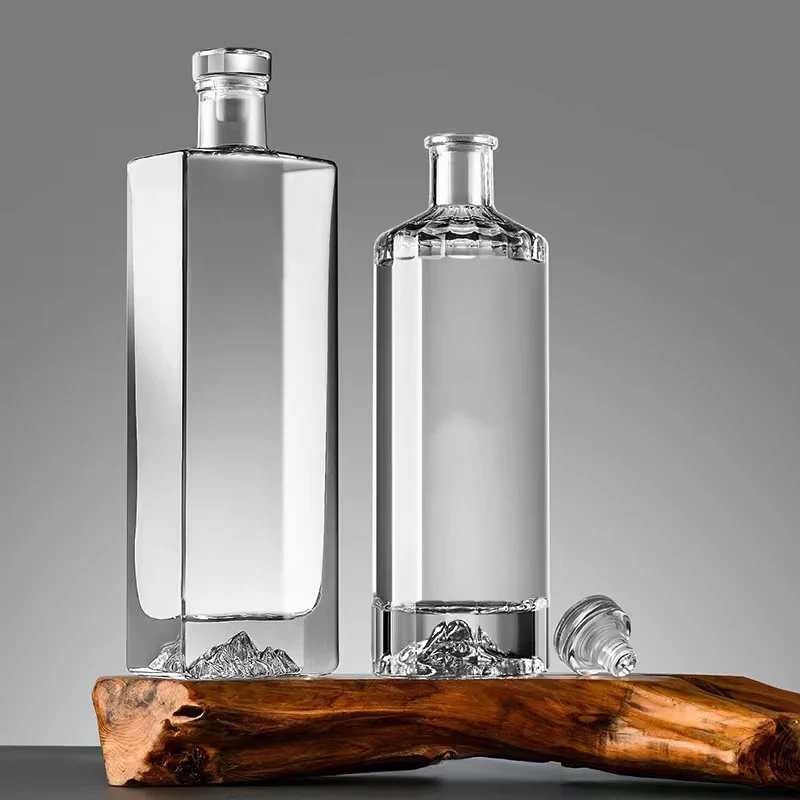 Garrafa De Bourbon Em Vidro - 750ml - Tampa De Cortiça - Bourbon For Dinner