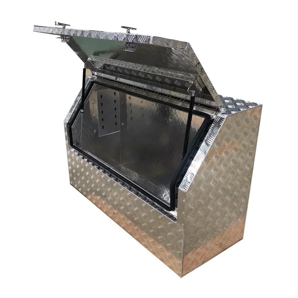 Aluminium Checker Plate Side Opening Tool Box for Trucks