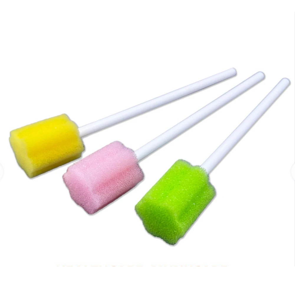 Disposable PP Stick Mouth Cleaning Stick Sponge Oral Swab Suppliers Surgical Foam Brush Oral Care Swab