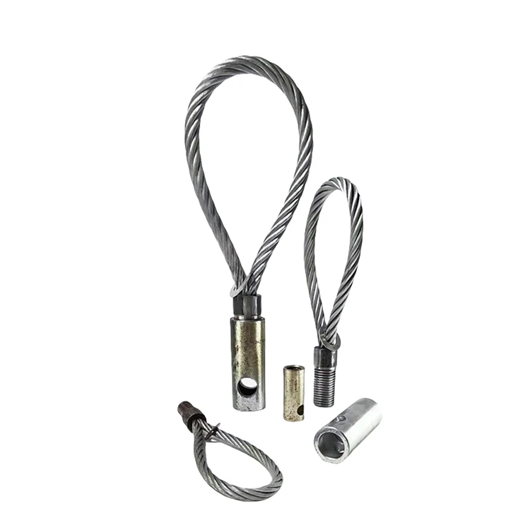 New Arrival Steel Wire Rope Threaded Lifting Loop for Precast Concrete Accessories