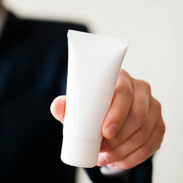 Cosmetic Container HDPE Tube with Screw Cover Skin Care Packaging Plastic 50ml Cosmetic Free Sample Eye Cream Led Tube