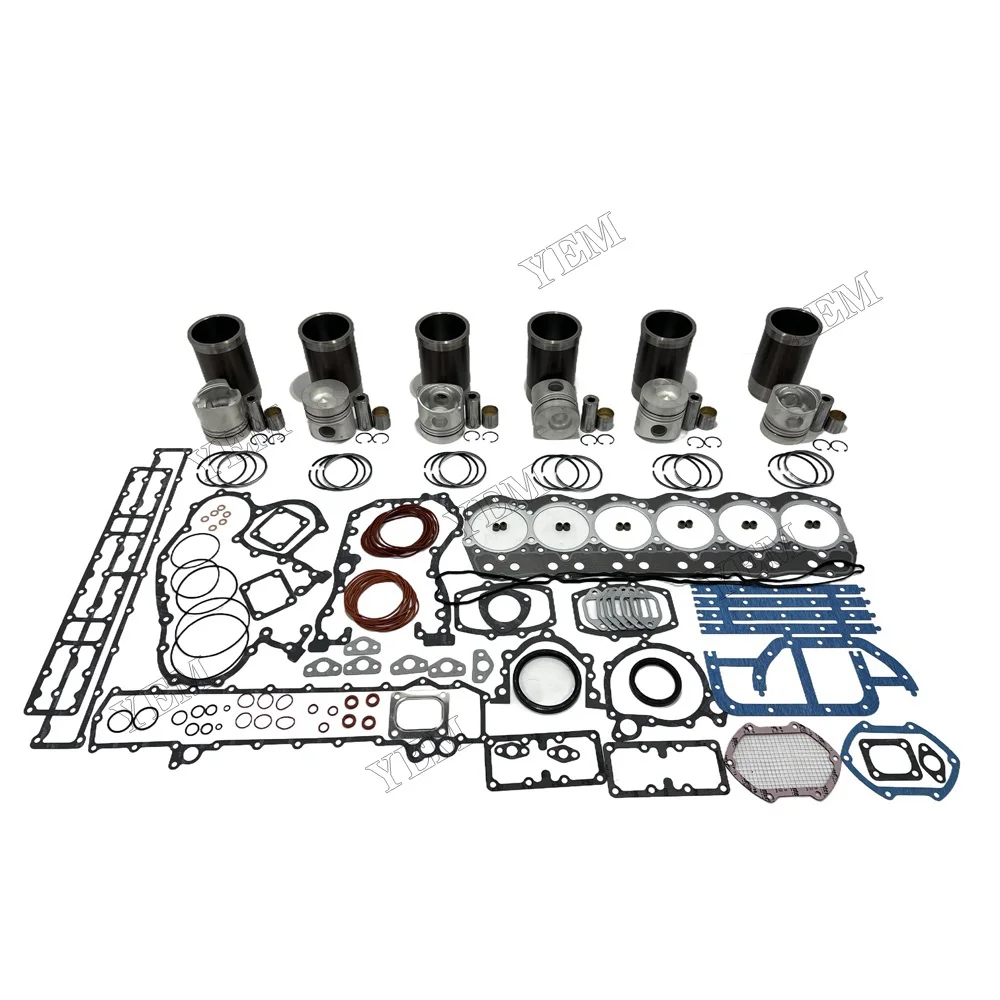 Overhaul Kit With Gasket Set Fit for Mitsubishi 6D14 Engine 6