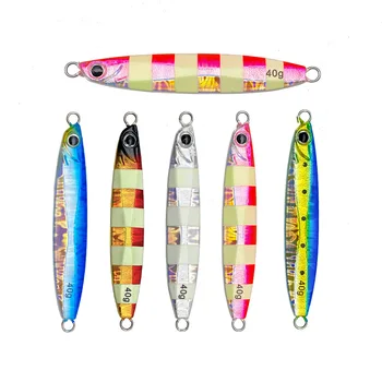 DARRCK laser coating with luminous effect metal hard bait 35g45g60g80g100g jig lure with hook