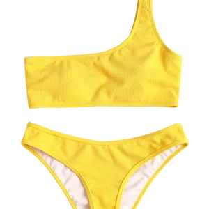 2022 High Quality Plus Size Bikini Swimwear Women High Waisted Bathing Suits African Style 2 Piece Maillot De Bain