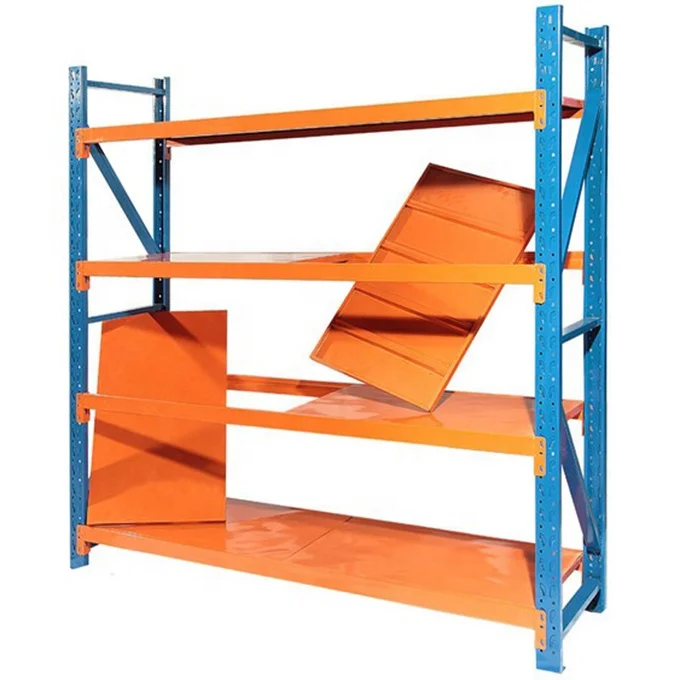 Multi-tier metal shelf/medium duty shelf/Warehouse metal medium duty rack