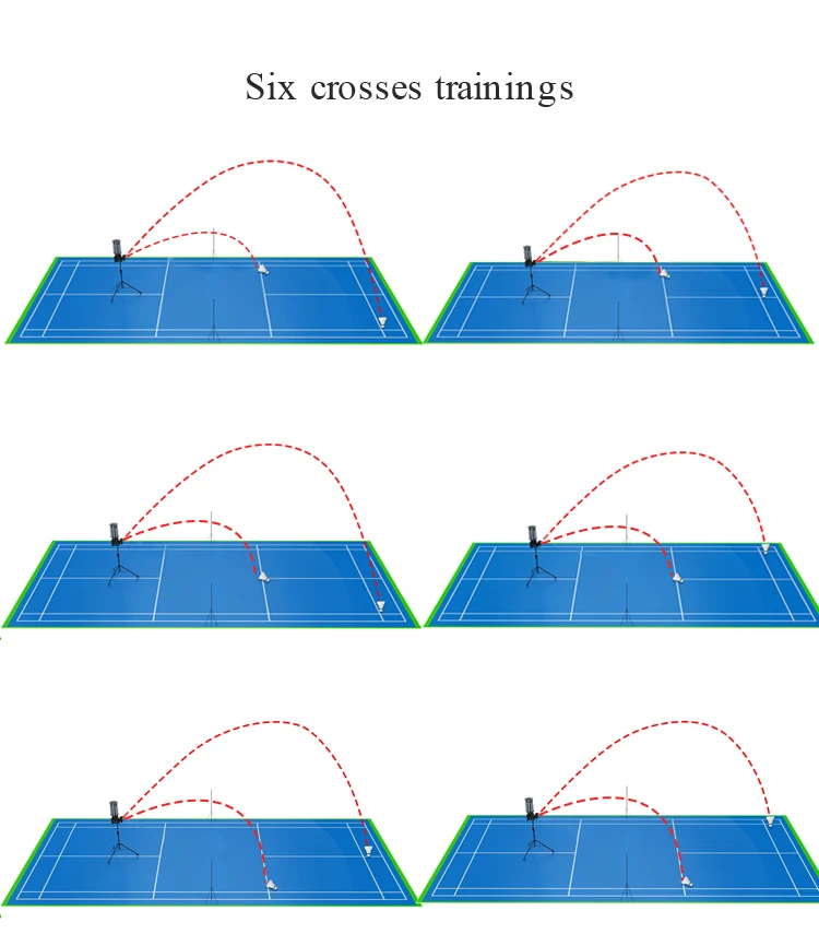 Hot Sales Automatic Badminton Ball Machine For Training Practice With App Remote Control supplier