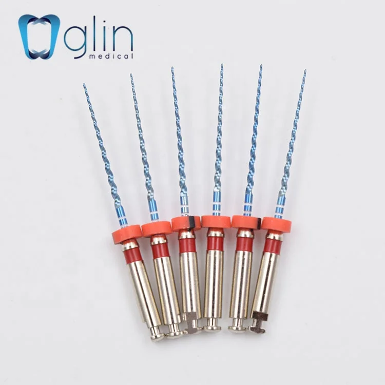 
Glin G3 вращающиеся напильники NITI, пилки для термоактивации, стоматологическая обработка 04 конус 21 мм 