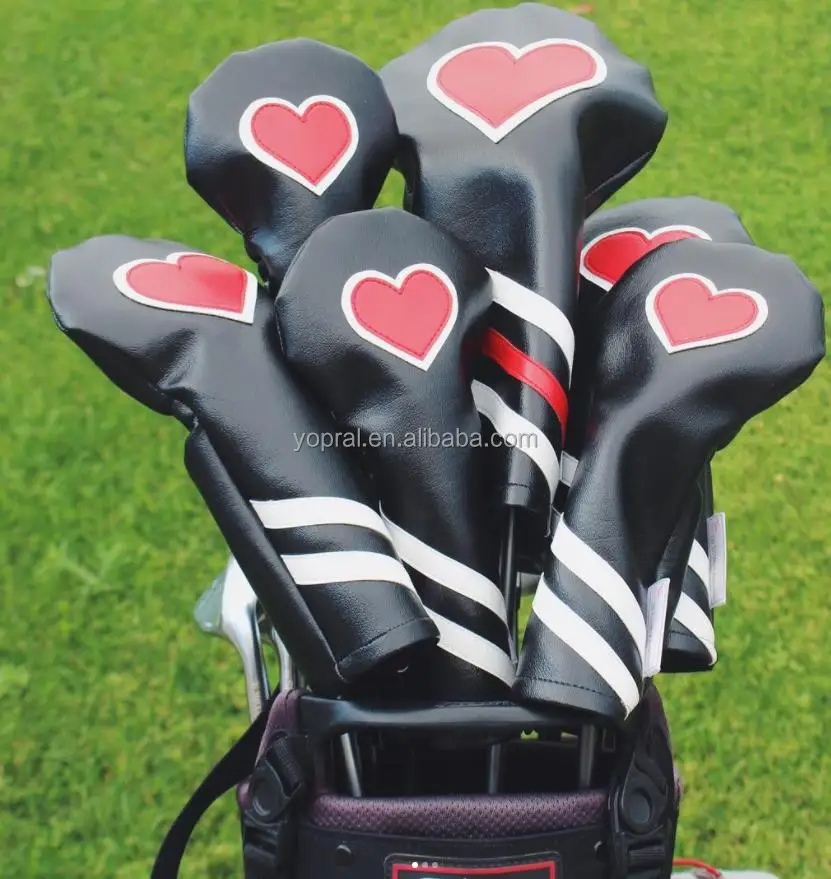 VIXYN Golf Club Covers - 3 Pack Golf Club Head Covers for Driver, Woods and Hybrid - Driver Headcover to Fit All Golf Clubs