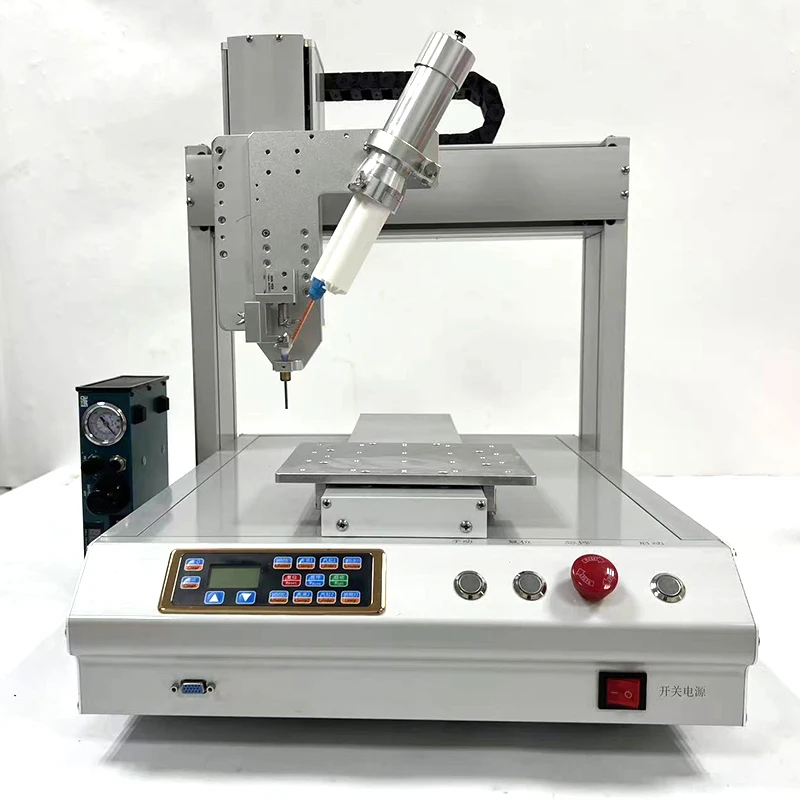 3 Axis Dual Station Automatic Glue Dispenser - 360° Rotary