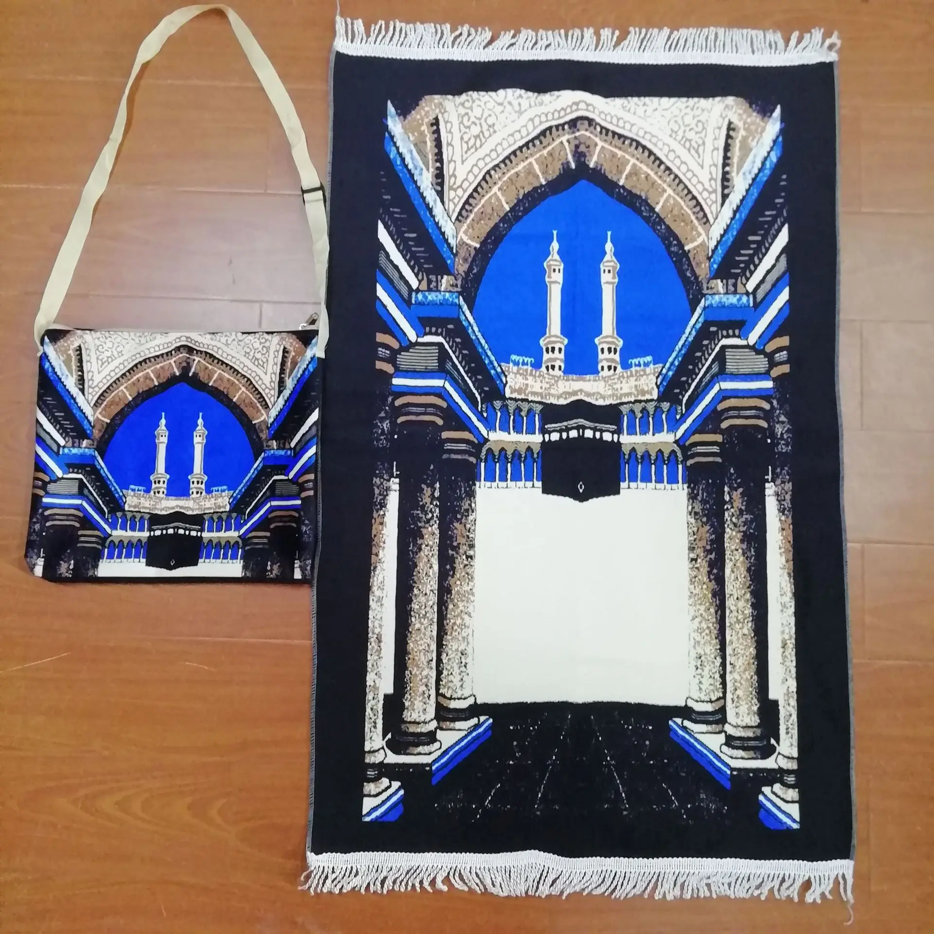 Akibaba Rug China Factory Prayer Rug Extra Thick Velvet Praying Islamic Turkish ...