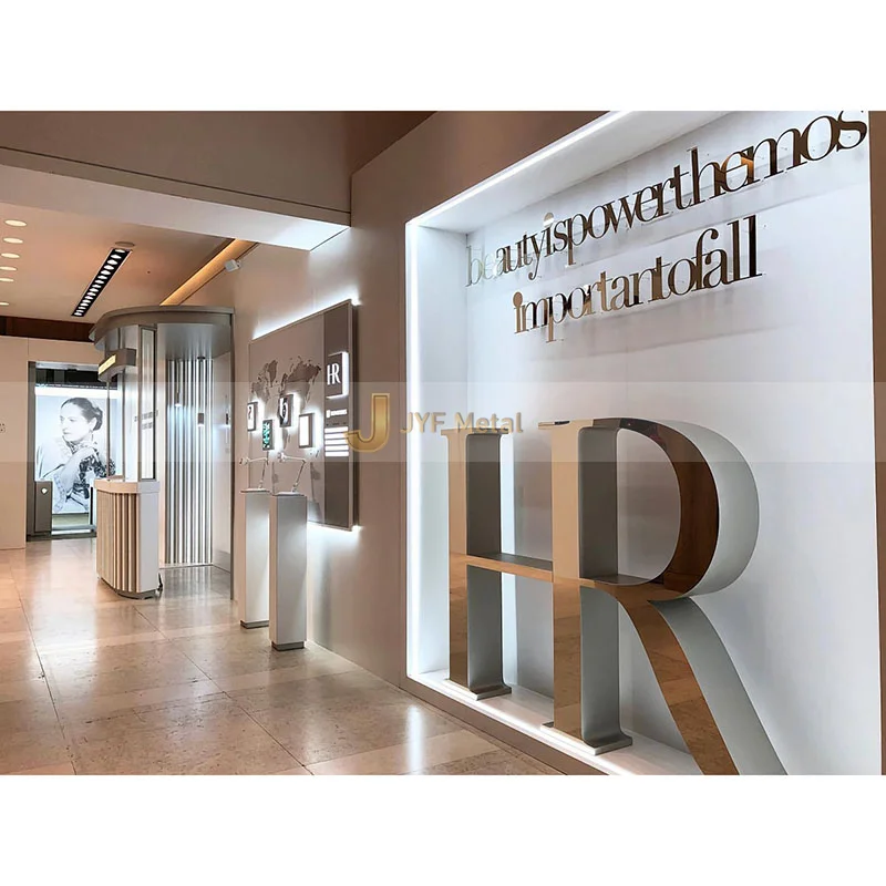 C17 Custom Backlit 3D Channel Letter Stainless Steel Illuminated Business Sign Logo Sign Business Retail Signboard Billboards