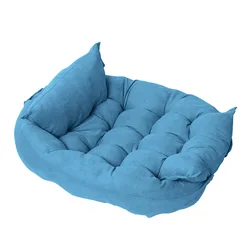 Factory Removable Washable Luxury Pet Bed Soft Velvet Pet Sofa in Multiple Colors