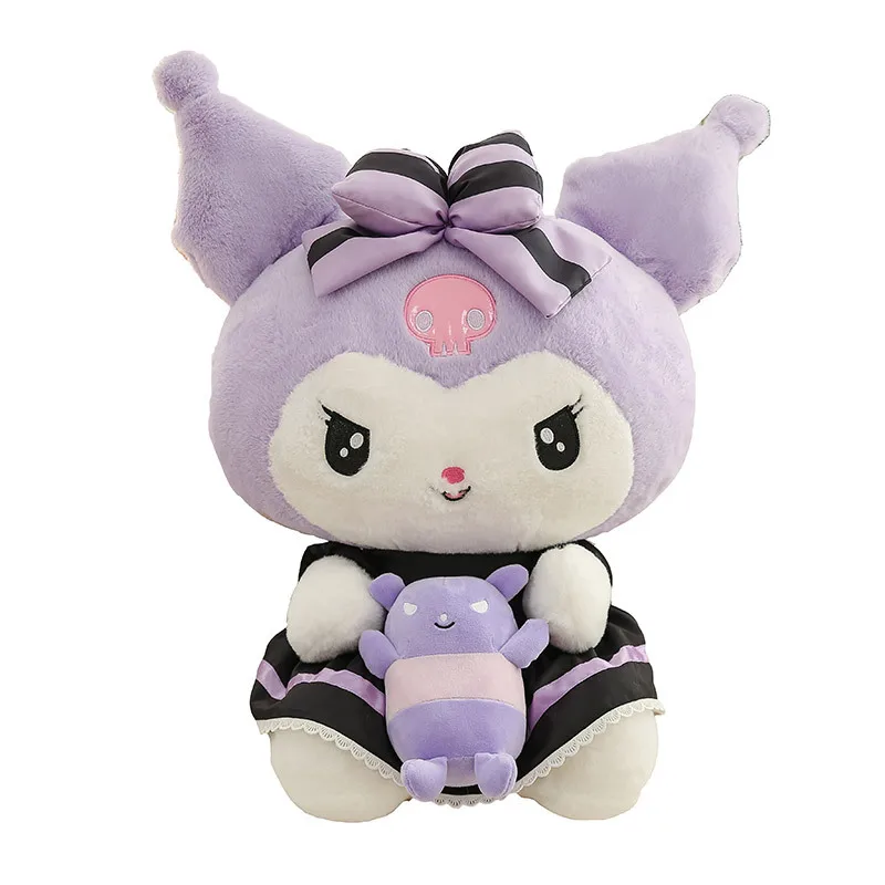 Sanrio Kuromi Plüschtier – 23 Cm, Kuschelweich, Aus PP-Baumwolle, Perfekt Als Geschenk