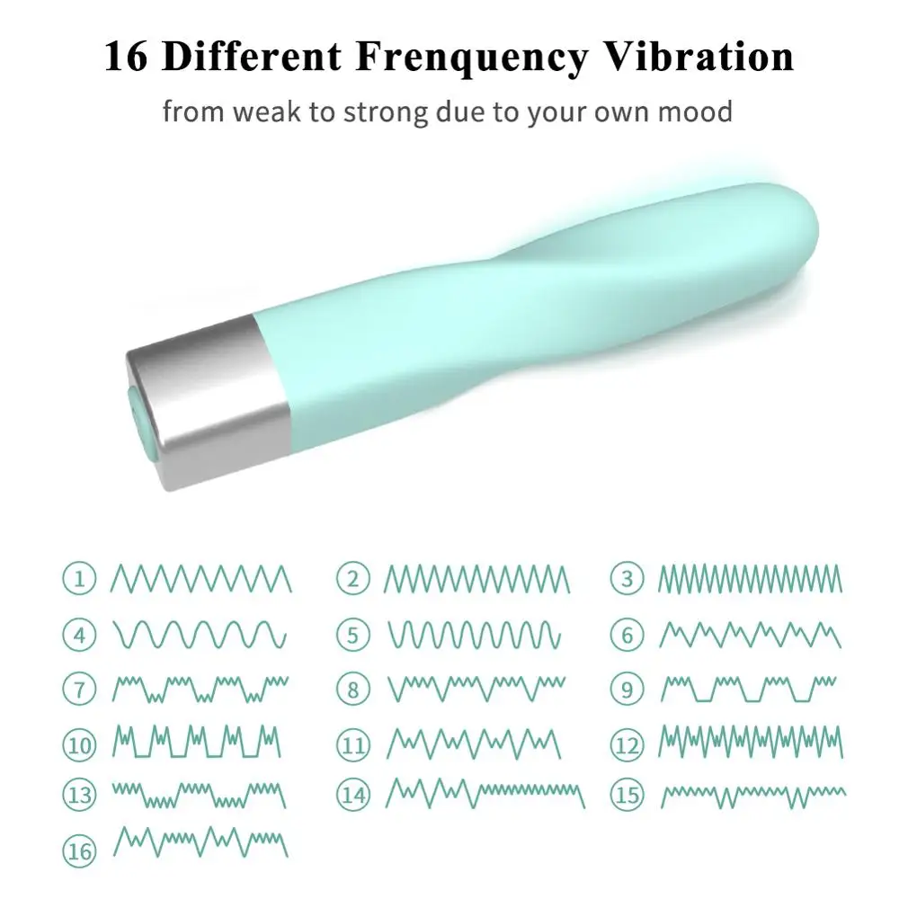 16 Speed Mini Bullet Vibrators for Women USB Finger Vibrador Dildo Sex Toys Shop Clitoris Stimulator Vibrating Lipstick Massager
