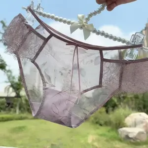 Young Energetic Lady Romantic Bikini Fit Breathable Seamless Knitting Bodysuits Fashionable Lace Edges Bow Decorated Waist