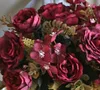 5-Fork Autumn Rose Red