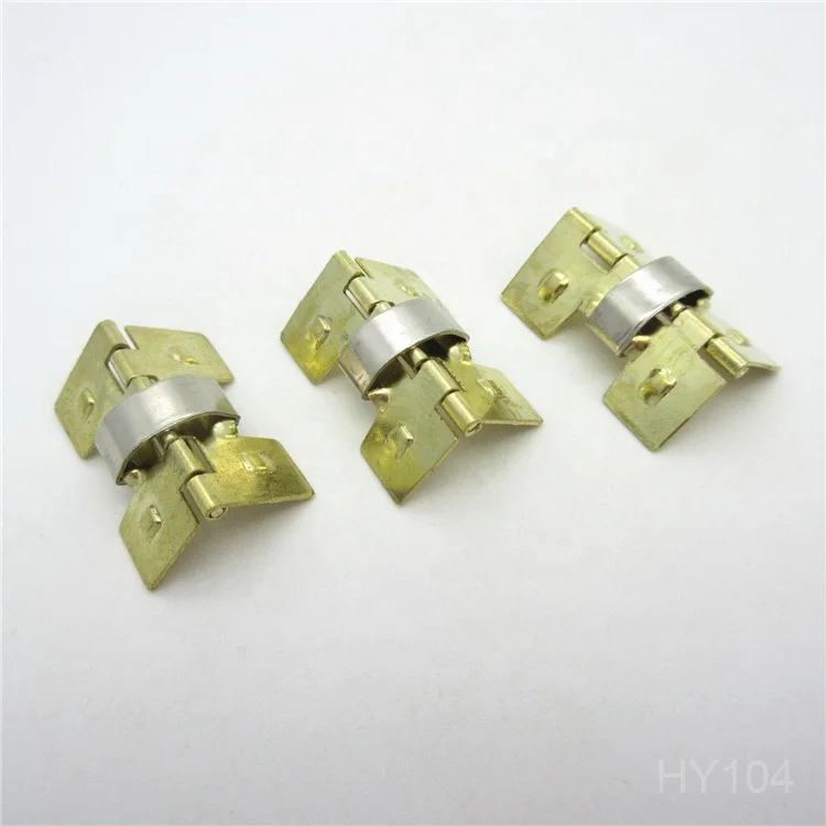 Заводская поставка 22X20X0,5 мм 90 градусов бронзовый цвет деревянная коробка пружинный шарнир