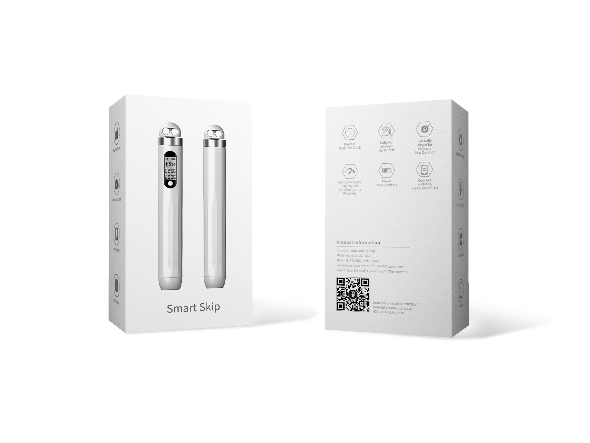 J-Style Adjustable Digital Counter Skipping Jump Rope Smart Jump Rope With APP