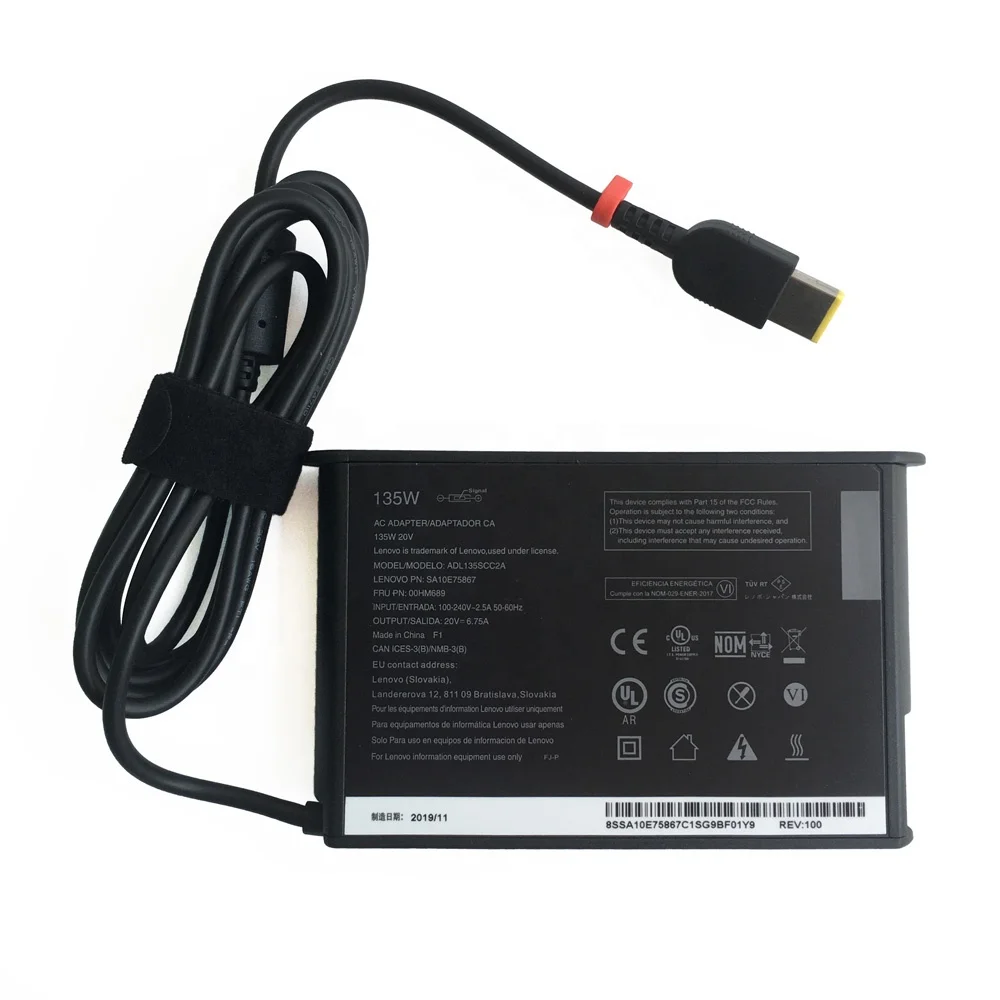 Original 135W AC Adaptateur Chargeur Lenovo IdeaPad 700-15ISK 80RU