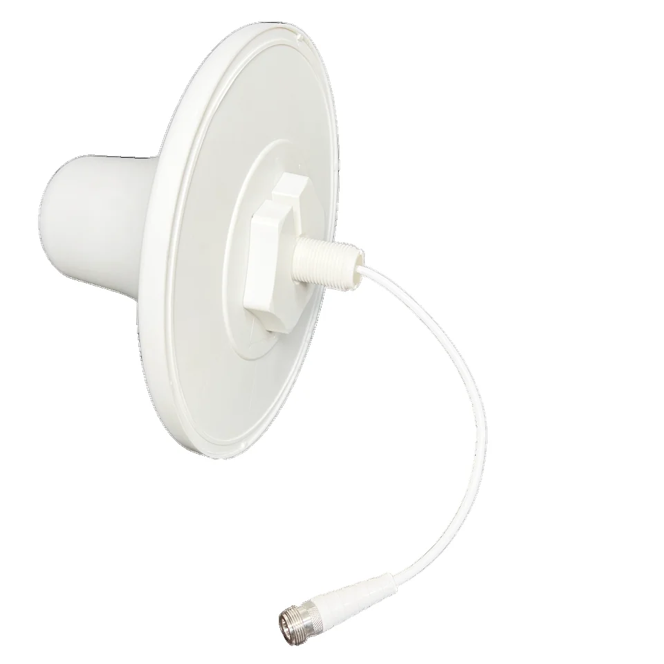 Single-Polarized 2W Omni-Directional Cellular Antenna Three-Band 698-4000MHz Ceiling-Mounted for Outdoor Communication