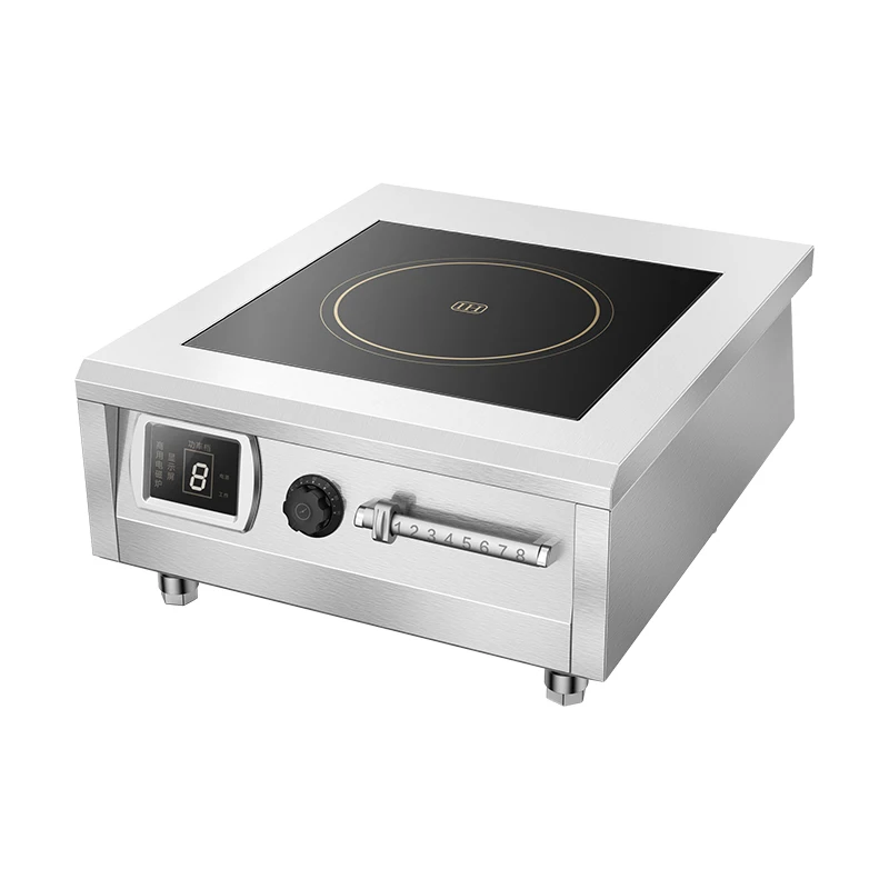 Commercial 8000W 380V Induction Cooktop  Stainless Steel Induction Stove