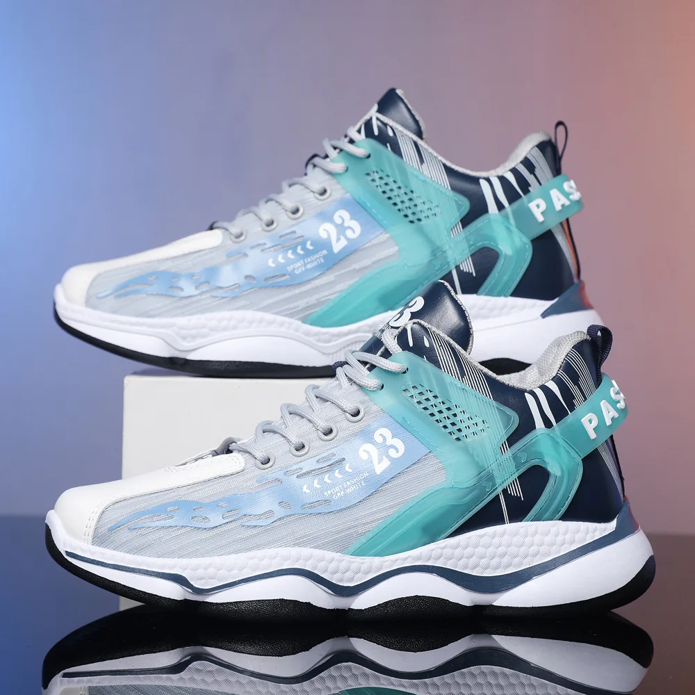 Men's casual sports shoes versatile student running shoes wholesale basketball shoes