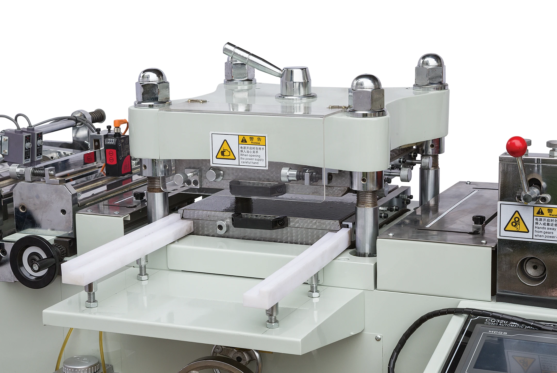 Blmq-320/420 Automatic Flatbed Eva Foam Pads Flat Bed Die Cutting Foam ...