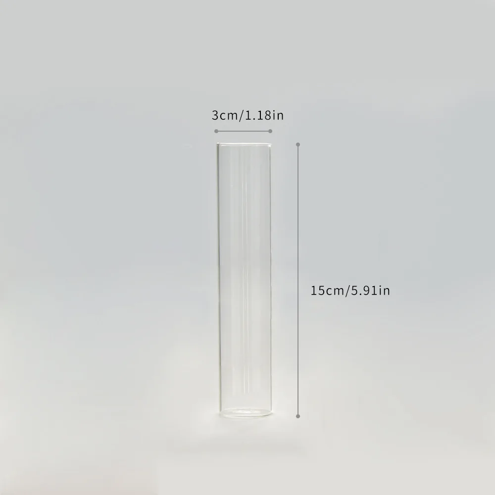 Test Tube Vase Flowers Greenery Hydroponic Glass Vase Planter Home Furnishings Collapsible Vase