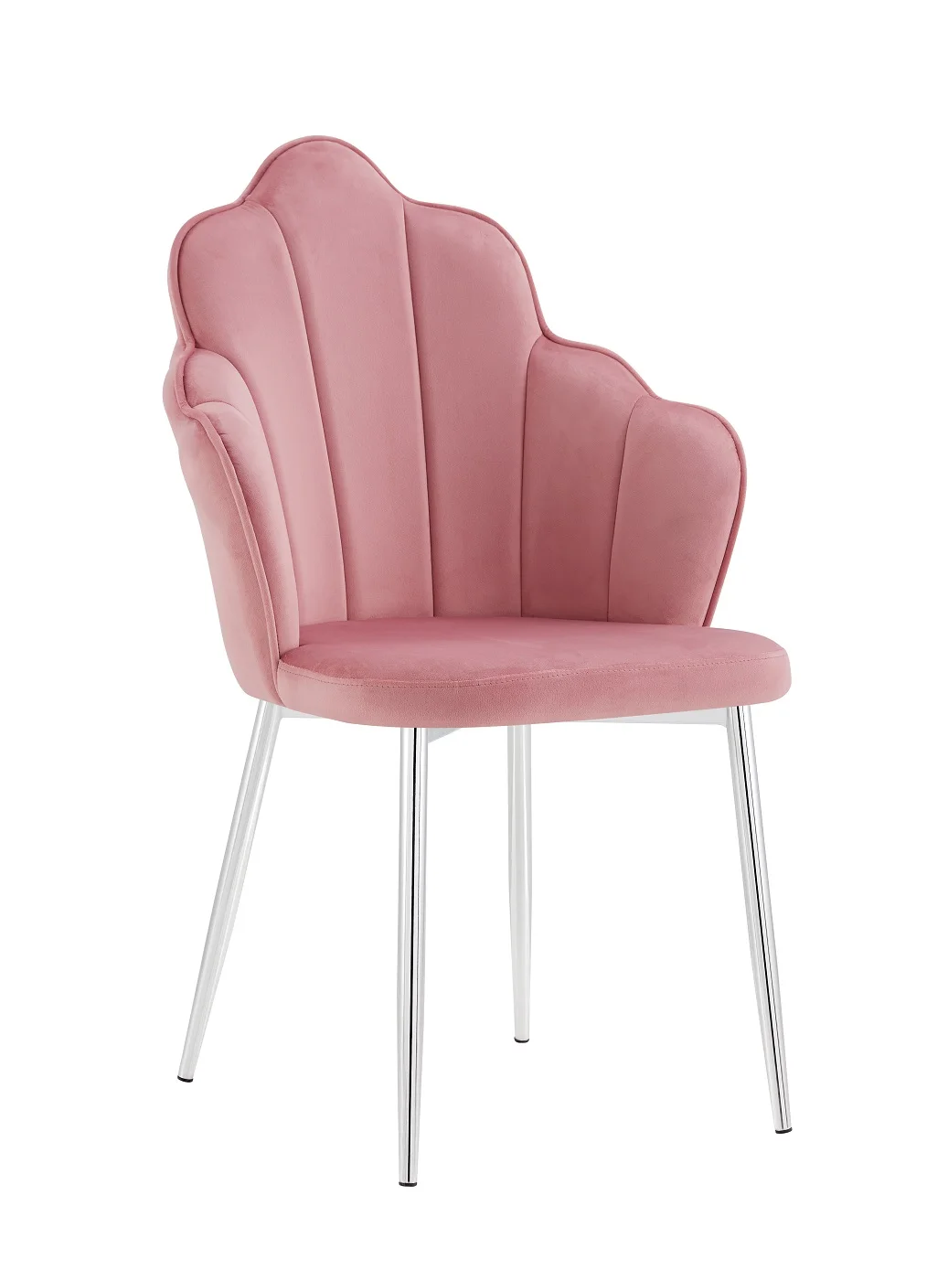 Italian Luxury Velvet Modern Dining Room Chair With Armrest Lounge