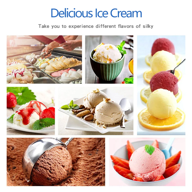 Hard Ice Cream Machine Vertical Automatic Commercial Yogurt Ice Cream Making Gelato Machine Ice Cream Makers for Business