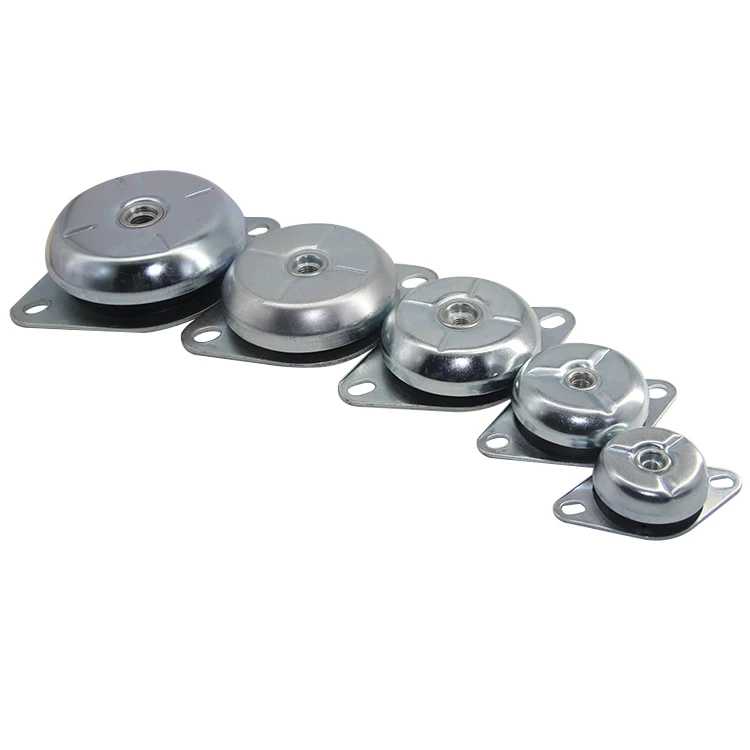 Bell Shape Anti Rubber Mount Cushion Feet Pad Damper for Generator Parts Rubber Vibration Pads Engine Mounts