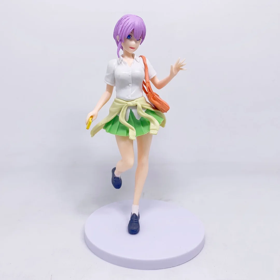 Hot Anime The Quintessential Quintuplets Figure Nakano Ichika Nino Itsuki  School Uniform Standing Static Collection 20CM PVC Toy| Alibaba.com