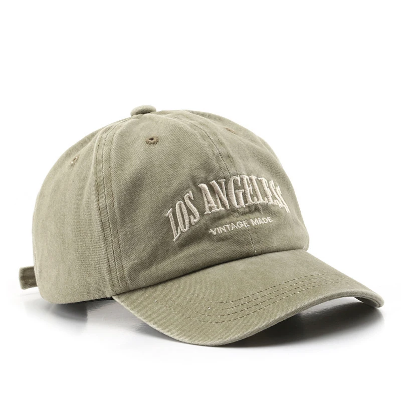 Syh1133 Customized Embroidery Your Logo Blank Plain Cotton Denim Wholesale Baseball Cap Washed Distressed Dad Hats